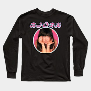 Bjork Dazzling Discography Long Sleeve T-Shirt